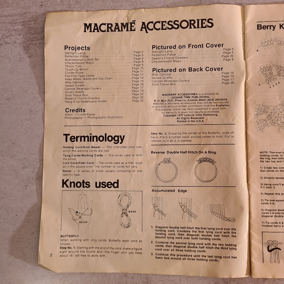 Office | Macrame Diy Magazine Vintage | Poshmark